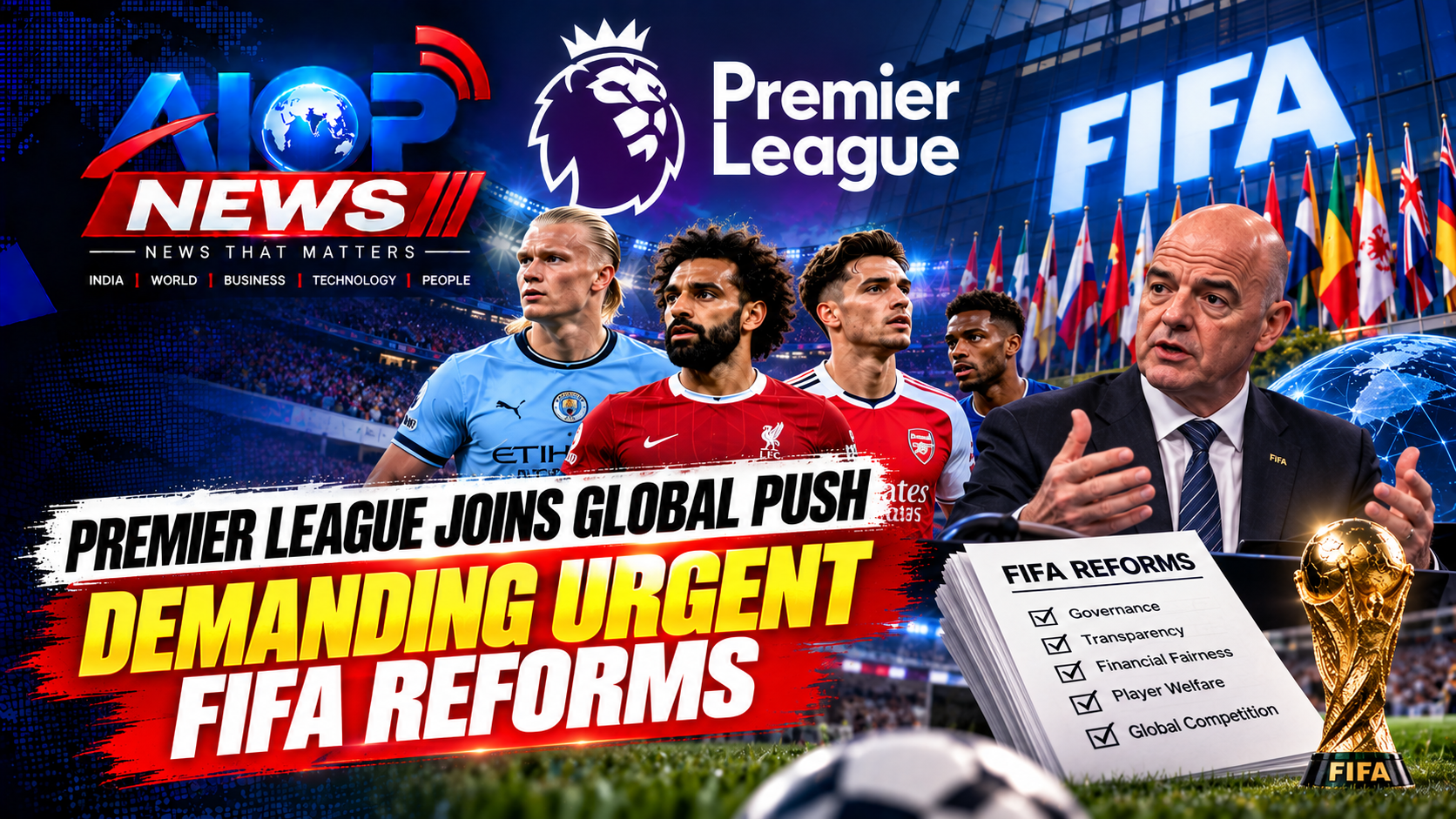 Premier League Joins Global Push Demanding Urgent FIFA Reforms