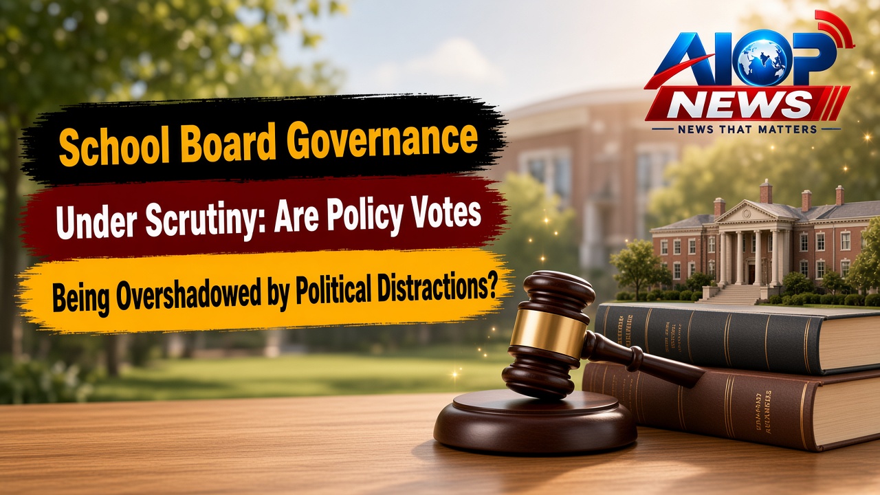 School Board Governance Under Scrutiny: Are Policy Votes Being Overshadowed by Political Distractions?