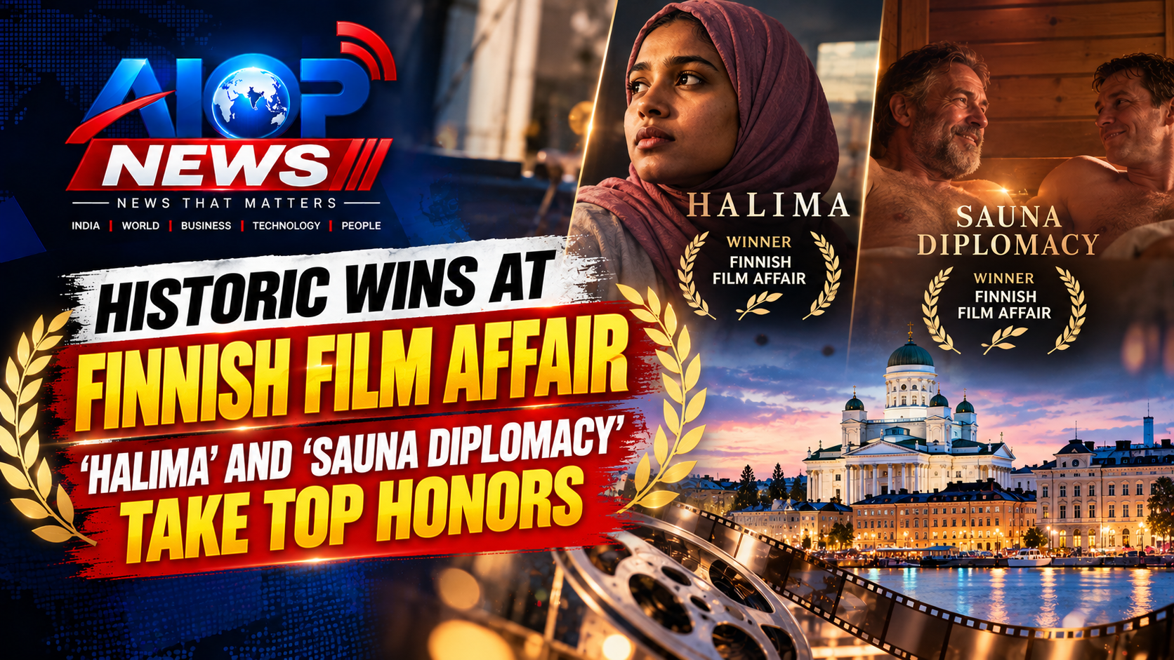Historic Wins at Finnish Film Affair: 'Halima' and 'Sauna Diplomacy' Take Top Honors