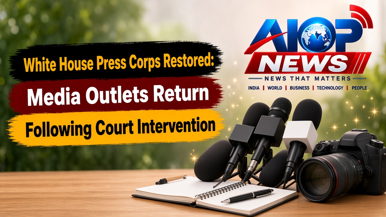 White House Press Corps Restored: Media Outlets Return Following Court Intervention