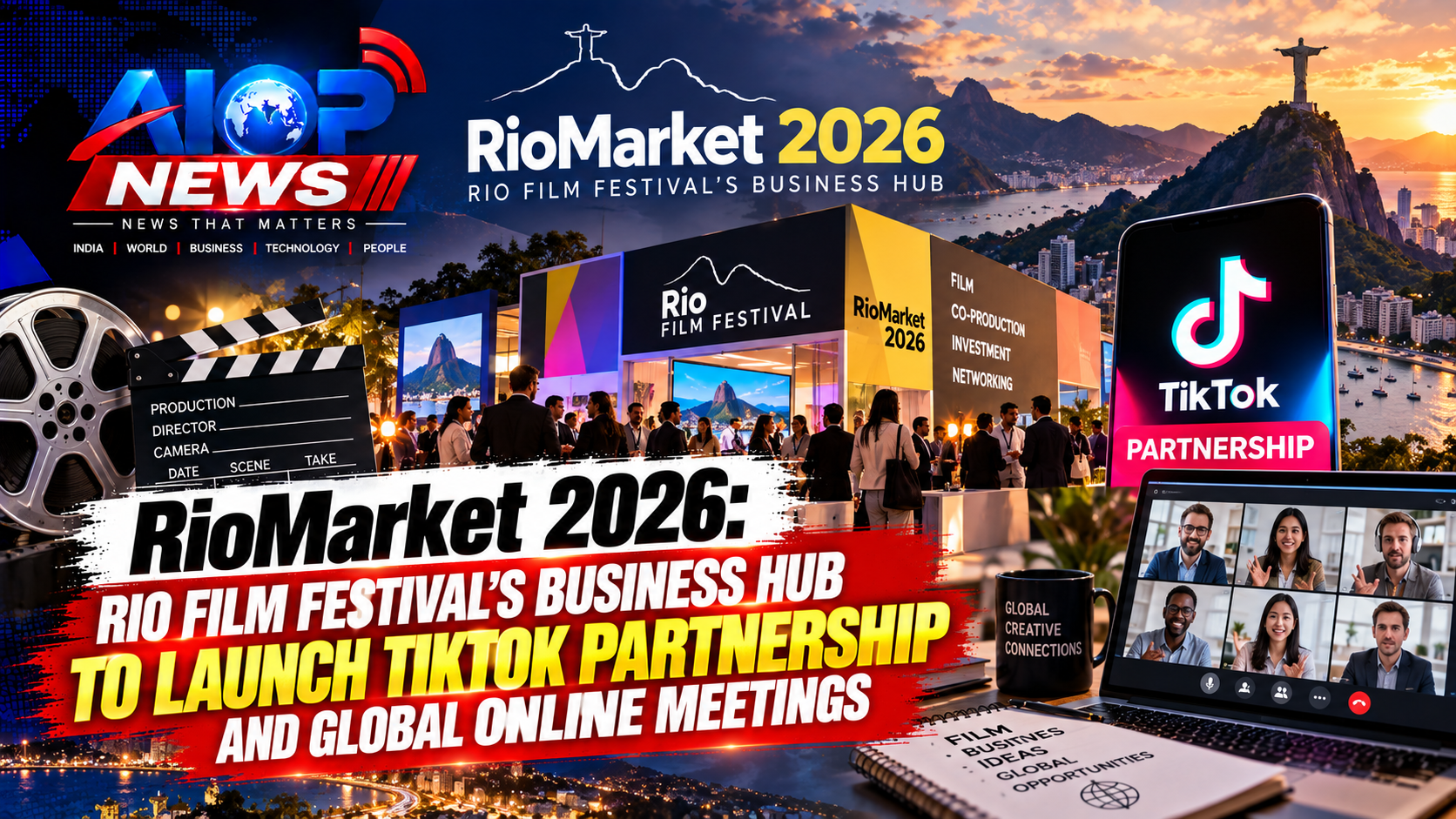 RioMarket 2026: Rio Film Festival’s Business Hub to Launch TikTok Partnership and Global Online Meetings