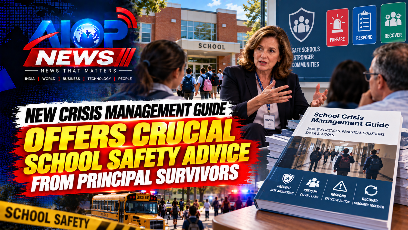 New Crisis Management Guide Offers Crucial School Safety Advice from Principal Survivors